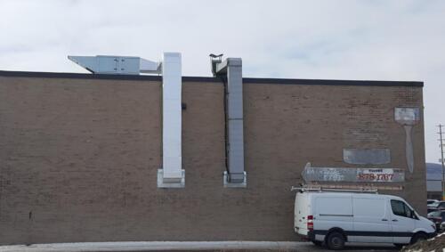 Commercial Kitchen Exhaust Fan Install